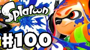 Do you get anything for 100 splatoon 3?