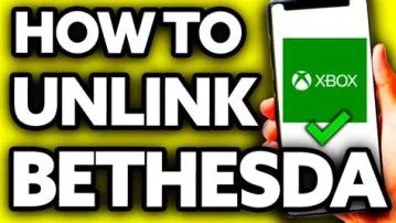 How do i unlink my bethesda account from my xbox?