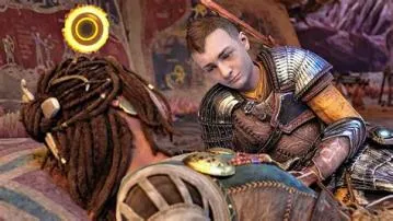 Does atreus has a crush on angrboda?