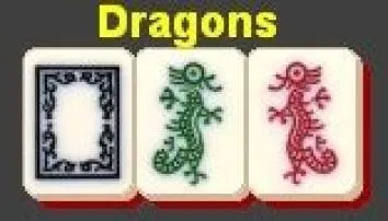 What do the dragon tiles mean in mahjong?