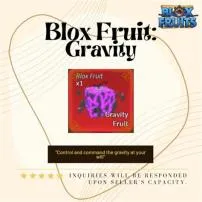 What is gravity worth in blox fruits?