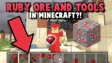 Did ruby exist in minecraft?