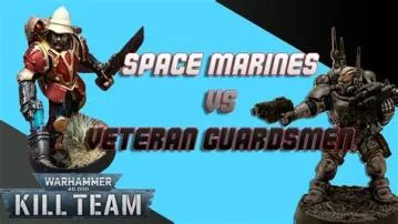 Can guardsmen defeat space marines?