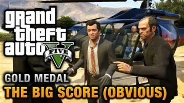 Do you get money from the big score gta 5?
