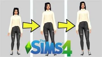 How do you change height in sims 4?