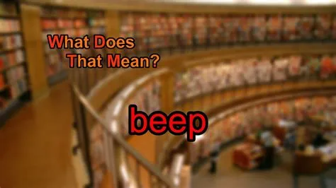 What does 3 beeps mean