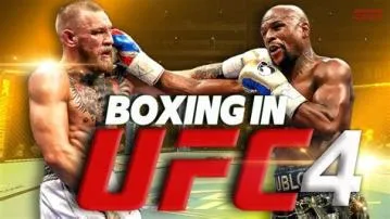 Does ufc 4 have a boxing mode?