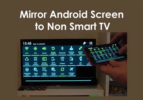 Can i screen mirror on a non smart tv