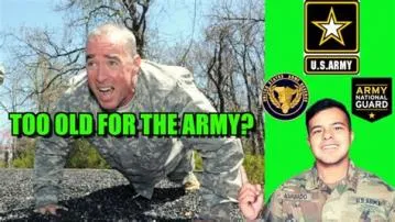Can you join the army at 60?