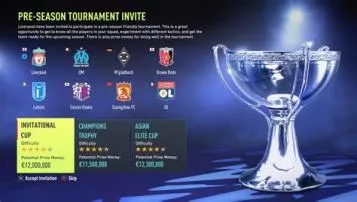 What international tournaments are in fifa 23 career mode?