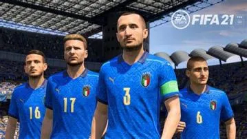 Why is italy not in fifa 22?