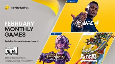 What games are free on playstation plus february
