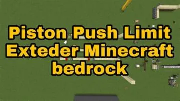 Can a piston push bedrock?