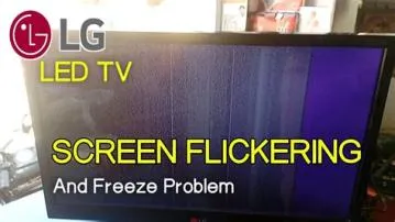 Can led tvs freeze?