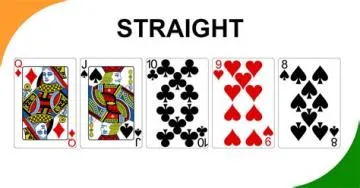 Can a straight be 4 cards?
