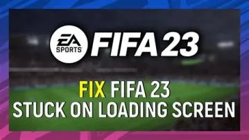 Why is fifa 21 stuck on loading screen pc?