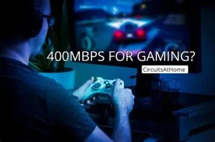 Is 400 mbps good for gaming ps4?