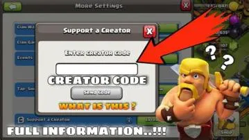 What is the benefit of supporting a creator in coc?