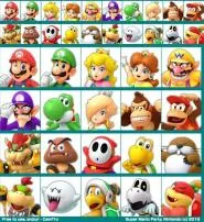 How many playable characters are in super mario party switch?