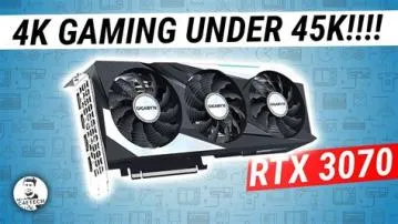 Can a 3070 handle 4k?
