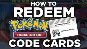 Can you redeem codes in pokémon tcg live?