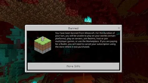 Why is night banned in minecraft