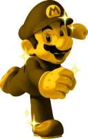 What does the gold mario do?