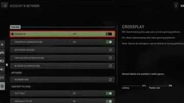 How do i enable crossplay on warzone 2 pc?