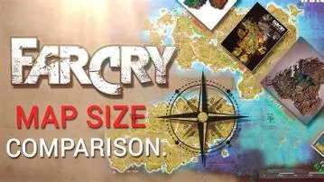 Which map is bigger far cry 3 or 4?