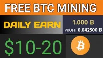 Can i mine bitcoin for free?