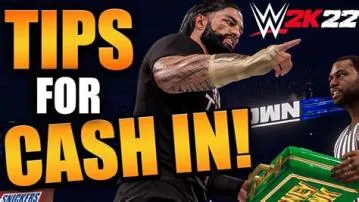 Can the ai cash in wwe 2k22?