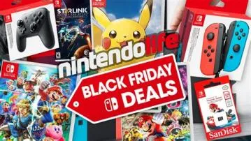 Are nintendo switch games cheaper on black friday?