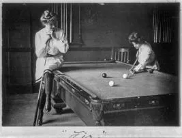 Did they play pool in the 1800s?
