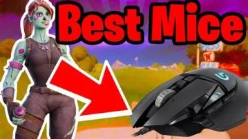Is mouse better for fortnite?