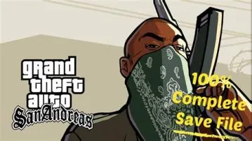 Can you save san andreas?