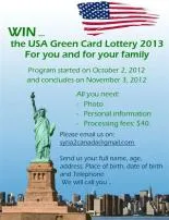 What happens if you win green card lottery in usa?