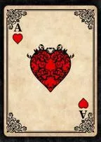 How many black ace of hearts are in a deck of cards?