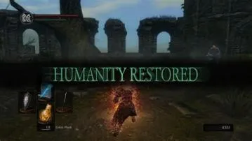 Is the a point to restoring humanity in dark souls?
