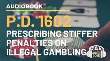 What is the penalty for illegal gambling in australia?