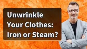 Why does steam unwrinkle?