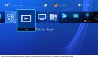 How do i get to media gallery on ps4?