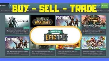 Is it legal to sell epic account?