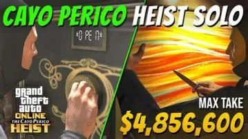 How much do you get from cayo perico heist solo?