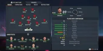 What is starting squad in fifa 23?