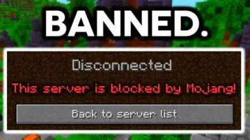 How do i join a minecraft server after being banned?