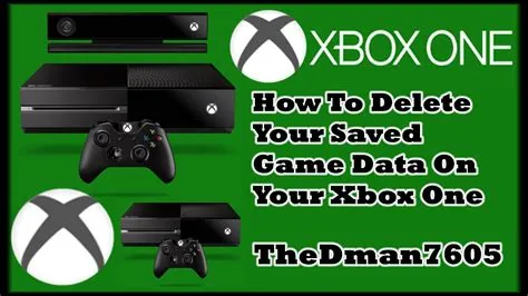What happens if you delete saved data on xbox one