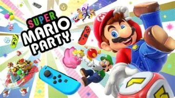 Can you play mario party with 2 players on the same switch offline?