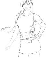 Does tifa have a scar from sephiroth?