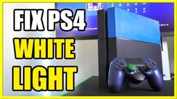 Why is my ps4 power white?