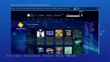 Can i browse the internet on my playstation?